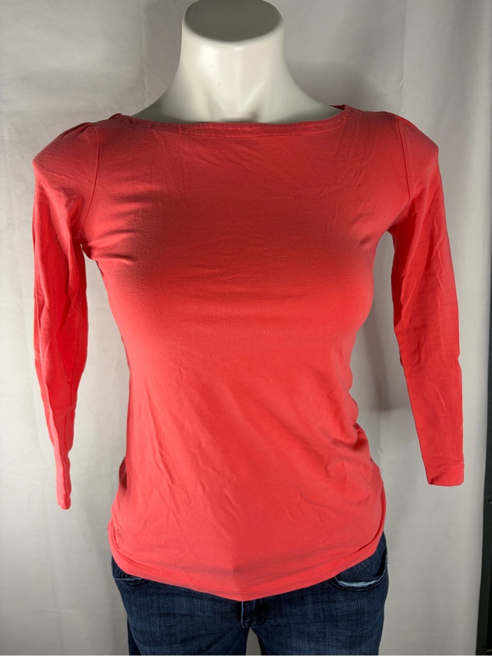 Women's Coral Long-Sleeve Boatneck Top - Lilly Pulitzer
